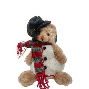 The Bearington Collection Bear Iceman 6 inch Winter #362 Tan plush stuffed